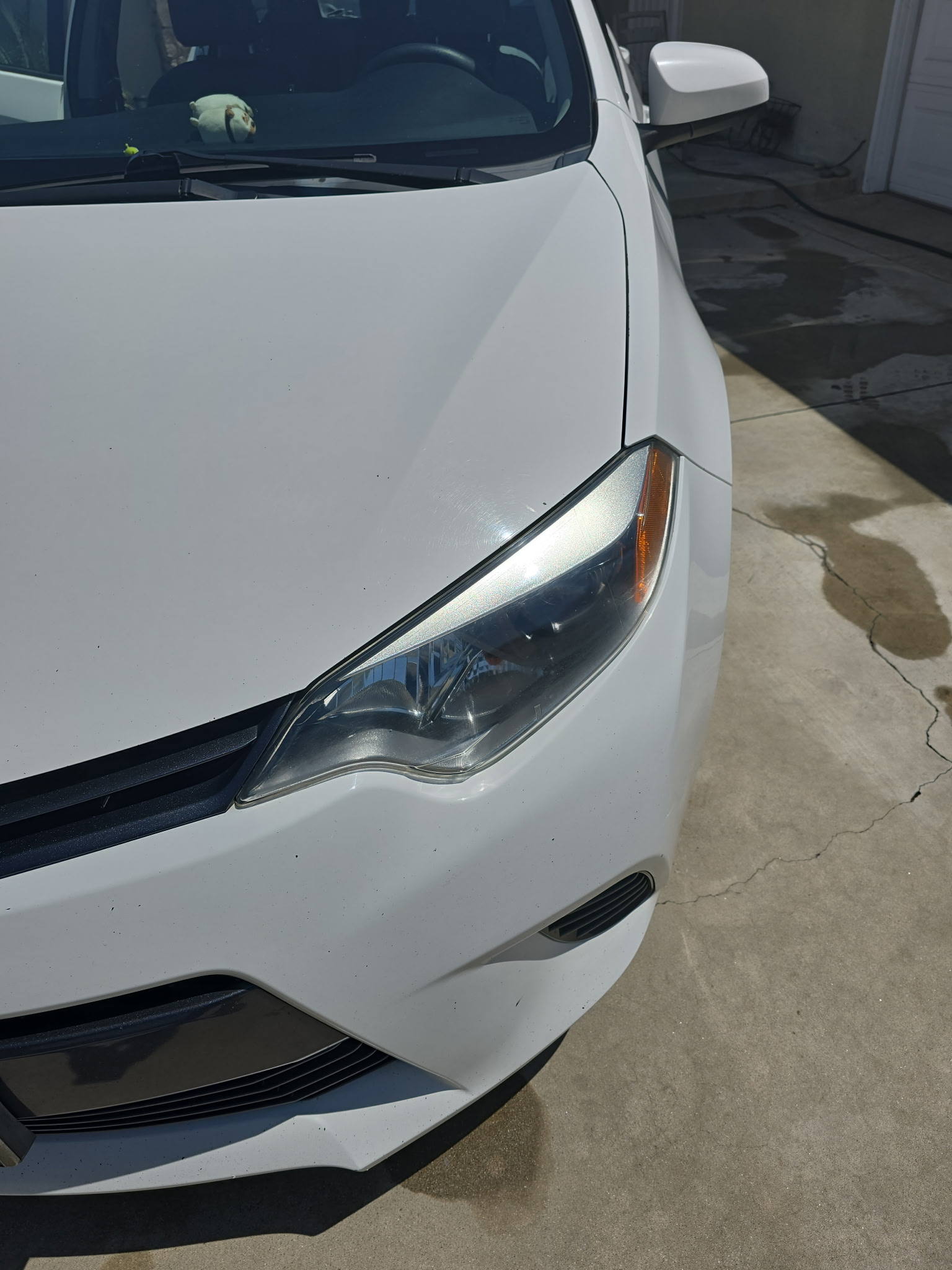 Car exterior before detail